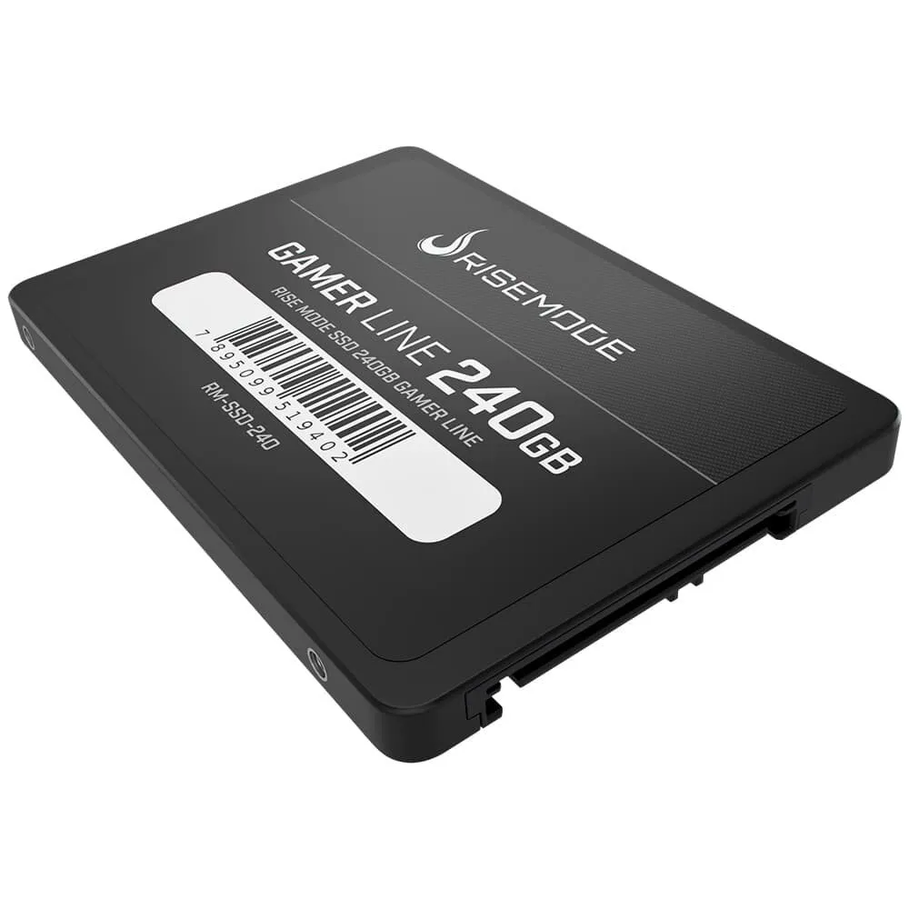 SSD Rise Mode Gamer Line, 240GB, SATA III, Leitura: 530MB/s, Gravação: 520MB/s, Preto - RM-SSD-240 — foto 2