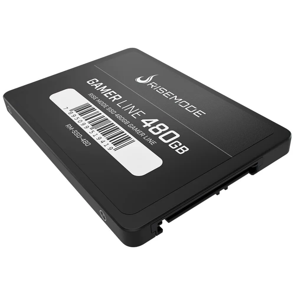 SSD Rise Mode Gamer Line, 480GB, SATA III, Leitura: 530MB/s, Gravação: 520MB/s, Preto - RM-SSD-480 — foto 2