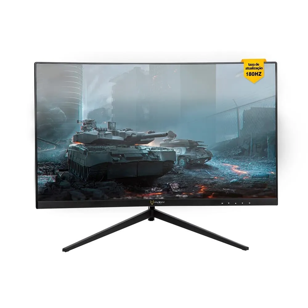 Monitor Gamer Husky Snow 23.6 LED Full HD, Curvo, 180Hz, 1ms, HDMI e DisplayPort, 99% sRGB, Adaptive Sync, Ajuste de Ângulo - HGMT000 — foto 3