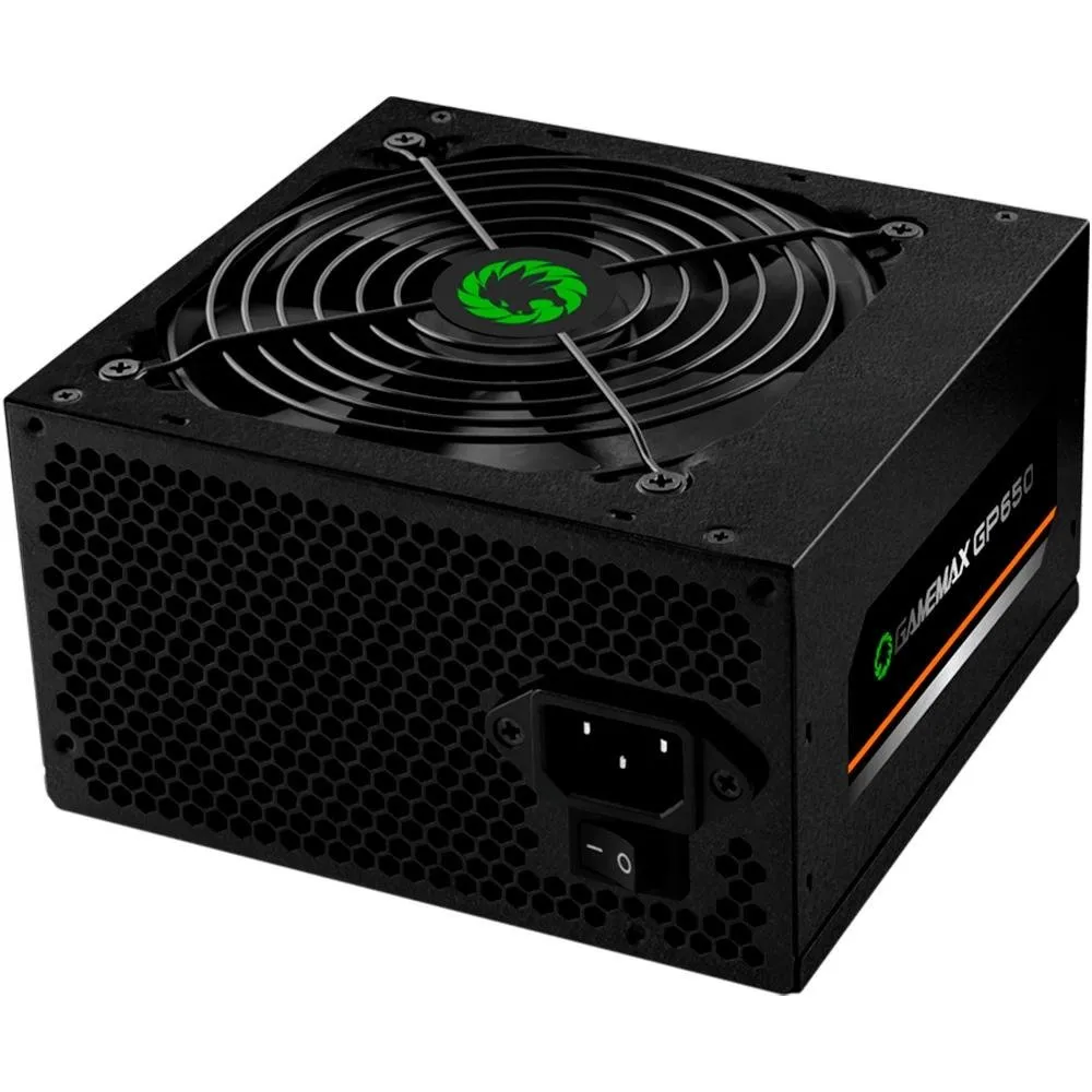 Fonte Gamemax GP650, 650W, 80 Plus Bronze, PFC Ativo, Com Cabo, Preto - GP650 — foto 2
