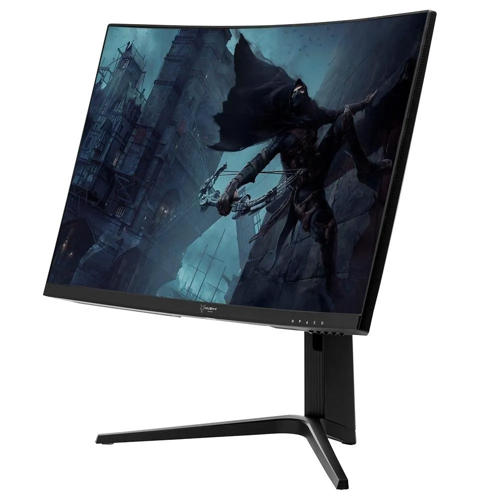 Monitor Gamer Curvo Husky Blizzard 27' LED Full HD, 240Hz, 1ms, HDMI e DisplayPort, 99% sRGB, Adaptive Sync, Ajuste de Altura - HGMT006 — foto 3