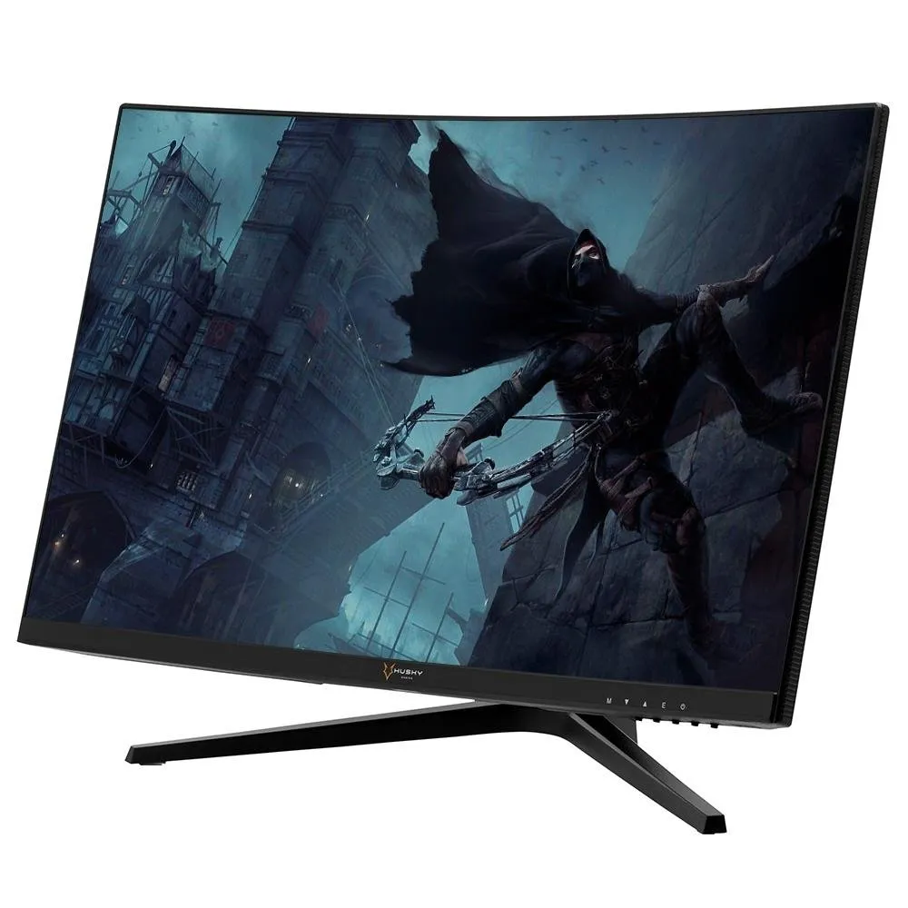 Monitor Gamer Curvo Husky Blizzard 27' LED Full HD, 240Hz, 1ms, HDMI e DisplayPort, 99% sRGB, Adaptive Sync, Ajuste de Altura - HGMT006 — foto 4