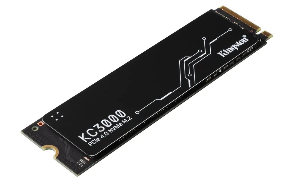 SSD Kingston KC3000, 1TB, M.2 2280, PCIe 4.0 x4, NVMe, Leitura: 7000 MB/s, Gravação: 6000 MB/s, Preto - SKC3000S/1024G — foto 2