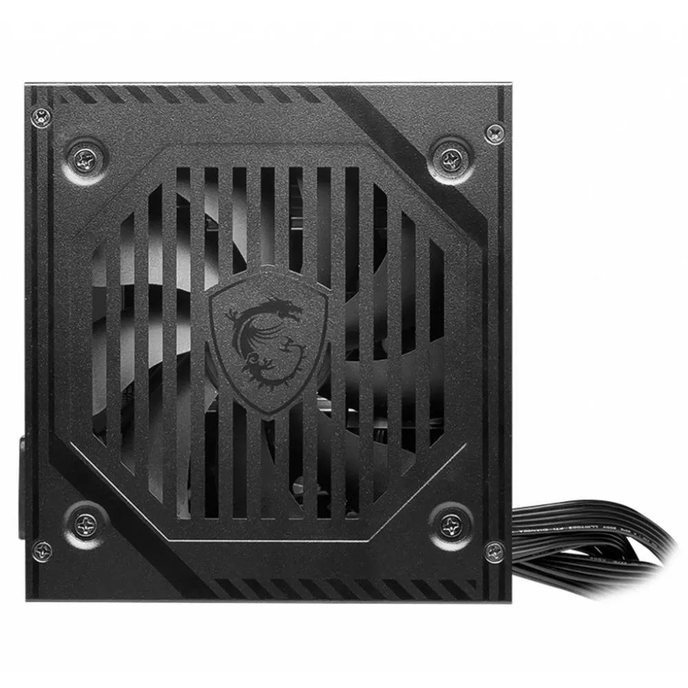 Fonte MSI MAG A600DN, 600W, 80 Plus White, PFC Ativo, Com Cabo, Preto - 306-7ZP6B22-809 — foto 2