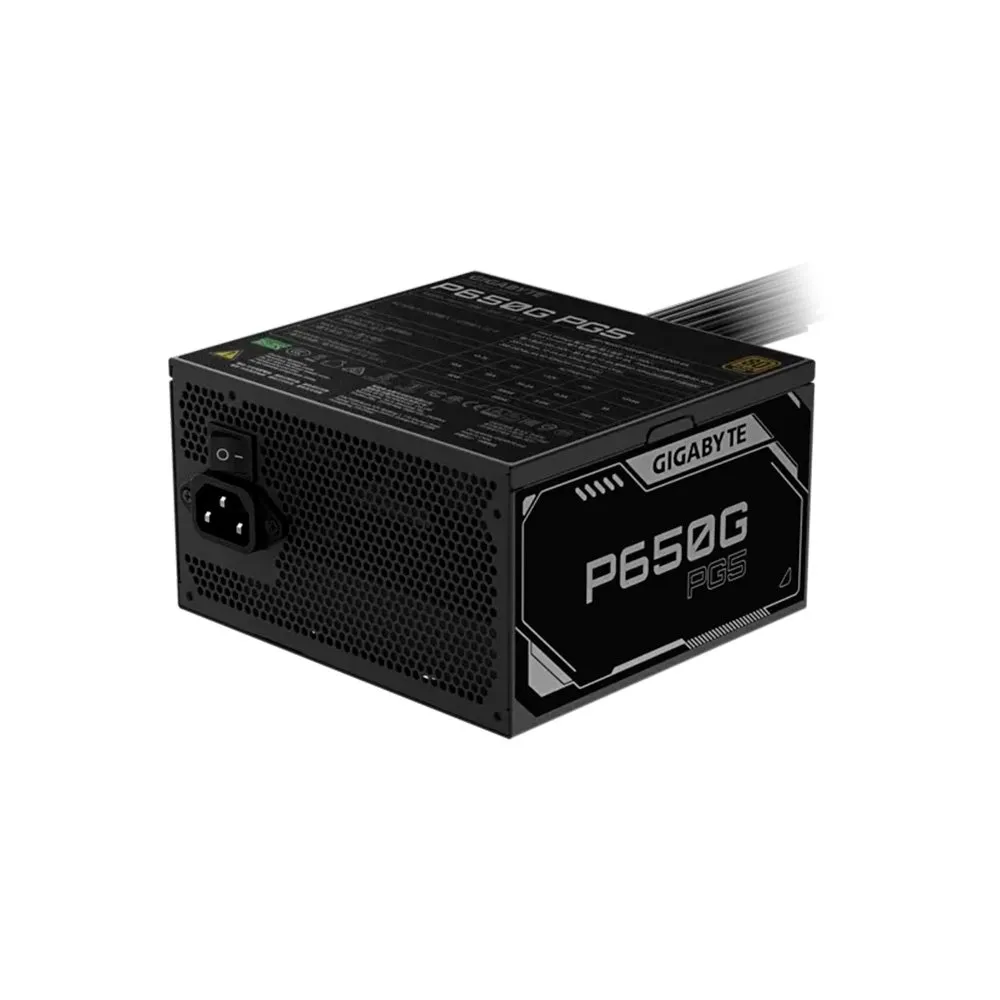 Fonte Gigabyte P650G PG5, 650W, 80 PLUS Gold, PFC Ativo, Preto - 28200-P65G5-1CBRR — foto 2