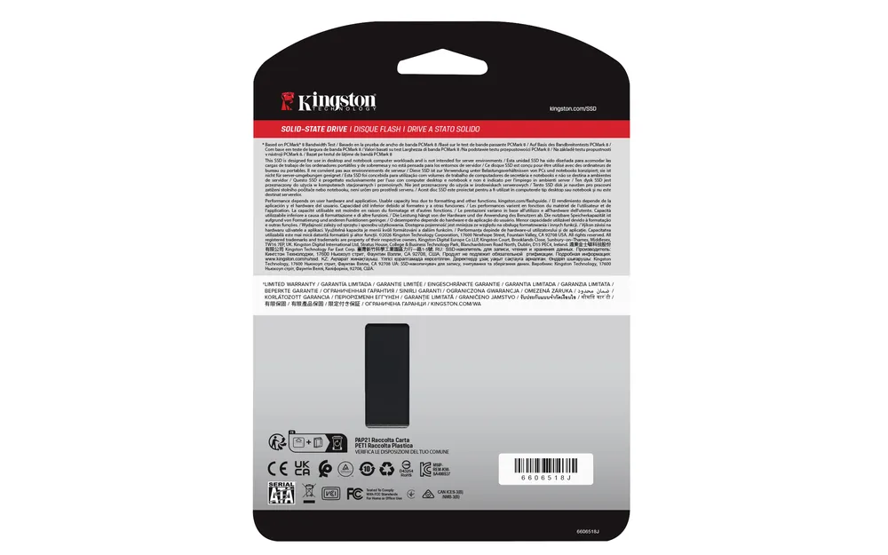 SSD Kingston A400, 240GB, SATA III, 2.5", Leitura: 500MB/s, Gravação: 350MB/s, Preto - SA400S37/240G — foto 2