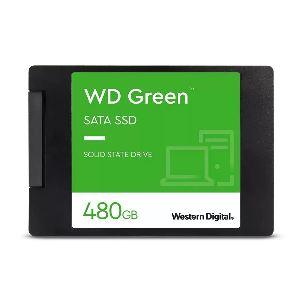 SSD WD Green, 480GB, SATA III, 2.5", Leitura: 545MB/s, Gravação: 430MB/s, Preto - WDS480G3G0A — foto 2