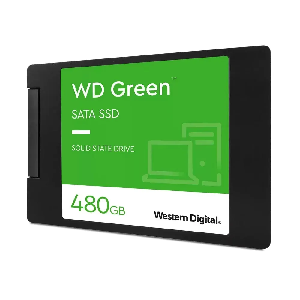 SSD WD Green, 480GB, SATA III, 2.5", Leitura: 545MB/s, Gravação: 430MB/s, Preto - WDS480G3G0A — foto 3