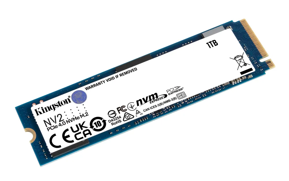 SSD Kingston NV2, 1TB, M.2 2280, NVMe PCIe 4.0 x4, Leitura: 3.500MB/s, Gravação: 2.100MB/s - SNV2S/1000G — foto 3
