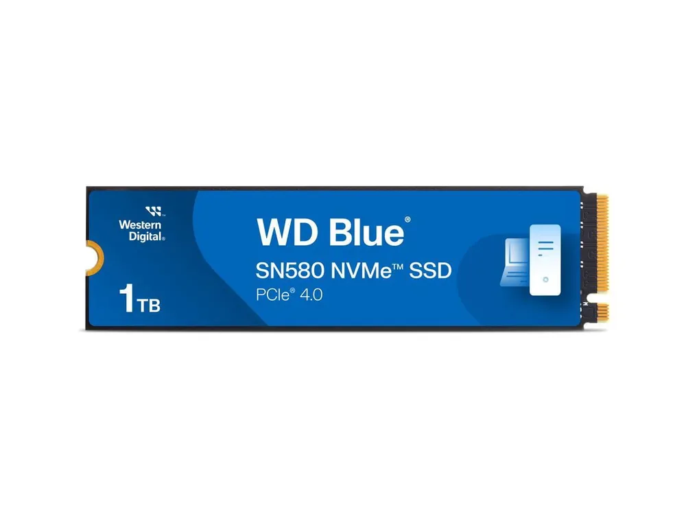 SSD WD Blue SN580 1TB M.2 2280 NVMe PCIe 4.0 x4 - Leitura 4.150 MB/s - WDS100T3B0E — foto 2