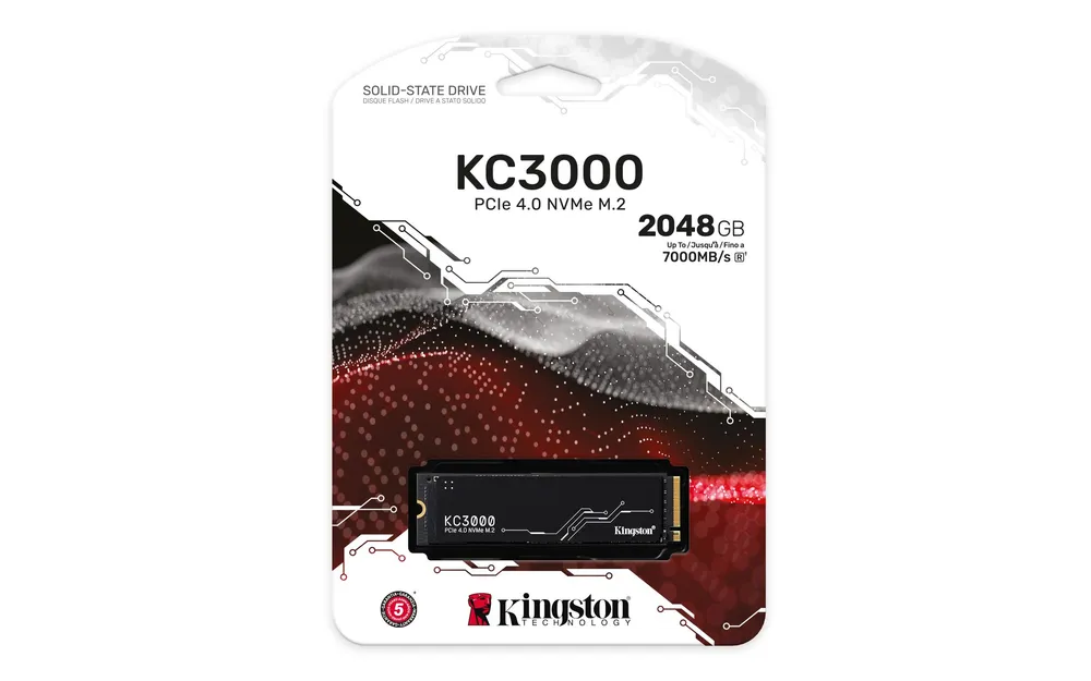SSD Kingston KC3000 2TB M.2 2280 NVMe PCIe 4.0 x4 - Leitura 7.000 MB/s e Gravação 7.000 MB/s - SKC3000D/2048G — foto 2
