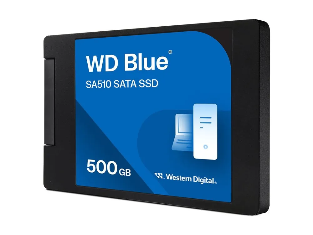 SSD Western Digital WD Blue SA510 500GB, 2.5", SATA III 6Gb/s, Leitura 560MB/s e Gravação 510MB/s - WDS500G3B0A — foto 2