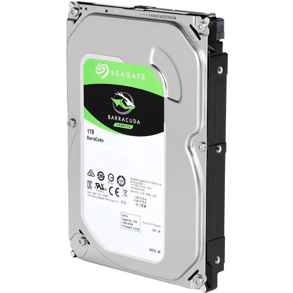 HD Seagate BarraCuda 1TB 3.5" SATA III 7200RPM 64MB ST1000DM010 — foto 3