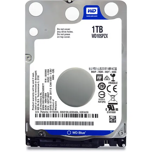 HD WD Blue Mobile 1TB 2.5" SATA III 5400RPM Notebook — foto 3