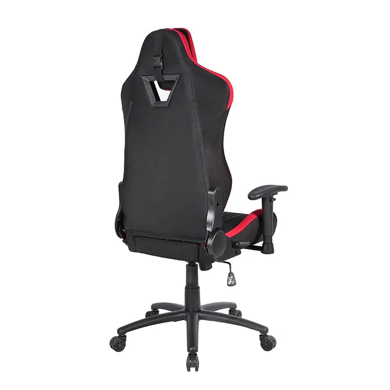 Cadeira Gamer Redragon Heth, Revestimento em Tecido, Até 130 kg, Reclinável até 180°, Apoio de Braço 2D, Preta e Vermelha - C313-BR — foto 3