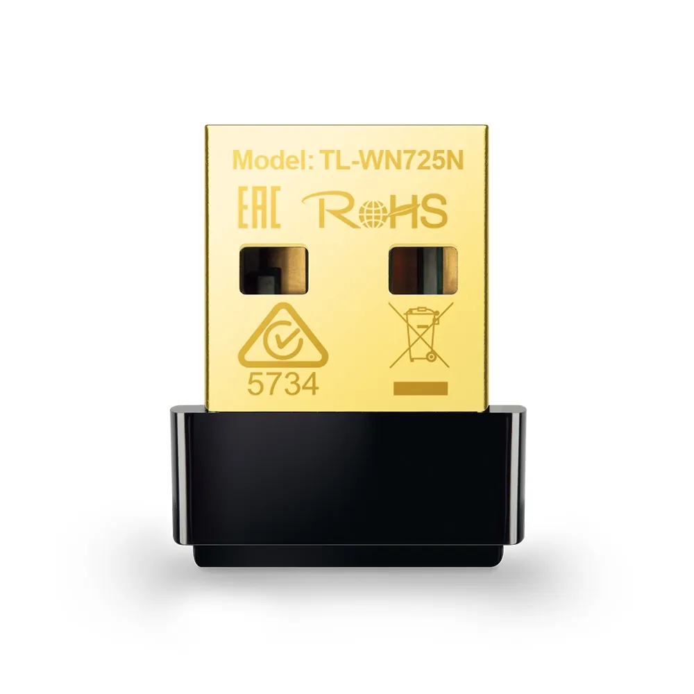 Adaptador Wireless TP-Link TL-WN725N Nano USB Wi-Fi 4 150 Mbps 2.4 GHz — foto 2