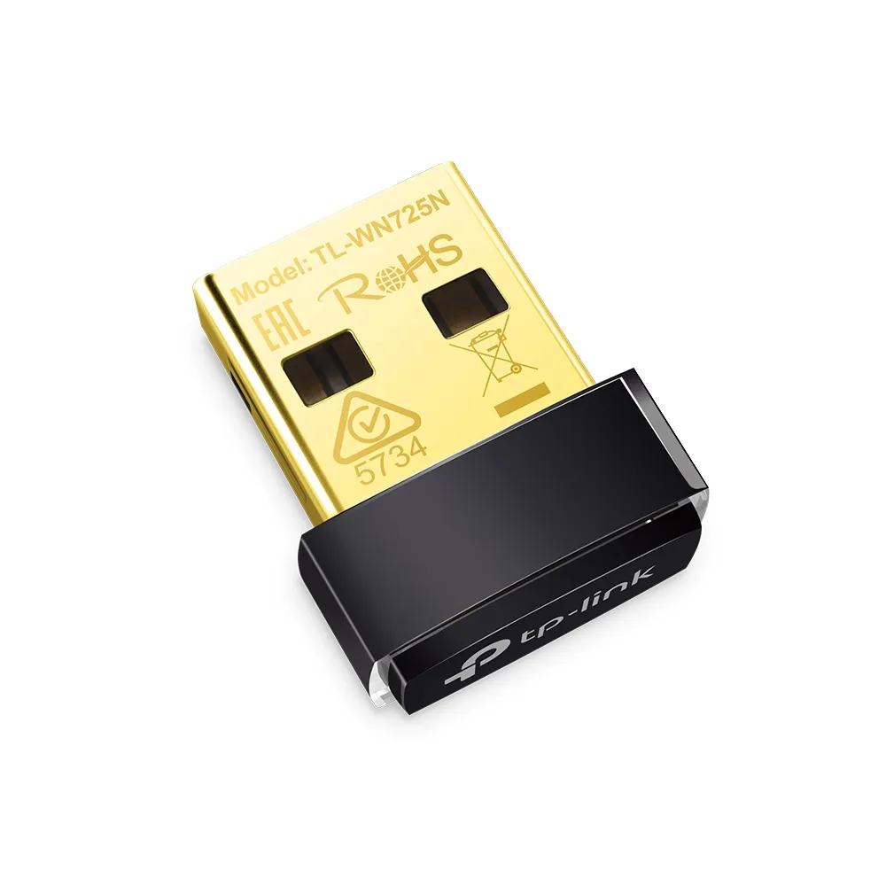 Adaptador Wireless TP-Link TL-WN725N Nano USB Wi-Fi 4 150 Mbps 2.4 GHz — foto 3