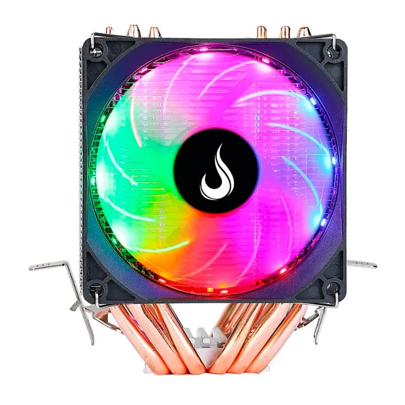 Air Cooler Rise Mode Gamer G800 RGB, Dual Tower, 2x 90mm, 6 Heatpipes de Cobre, TDP 130W, Intel/AMD - RM-AC-O8-RGB — foto 3
