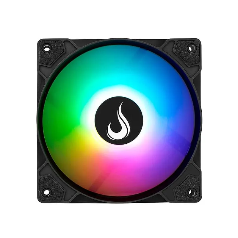 Kit 3 Fans Rise Mode X ARGB 120mm Preto - Ventoinhas 120mm, 1200 RPM, LED ARGB 5V, Sincronização via Gabinete - RM-XLD-01-ARGB — foto 3