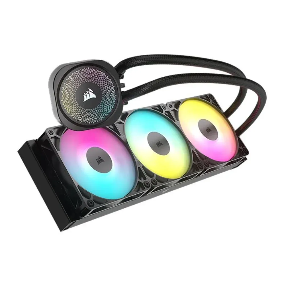 Water cooler Corsair Nautilus 360 RS ARGB radiador 360 mm 3 ventoinhas RS120 ARGB — foto 3