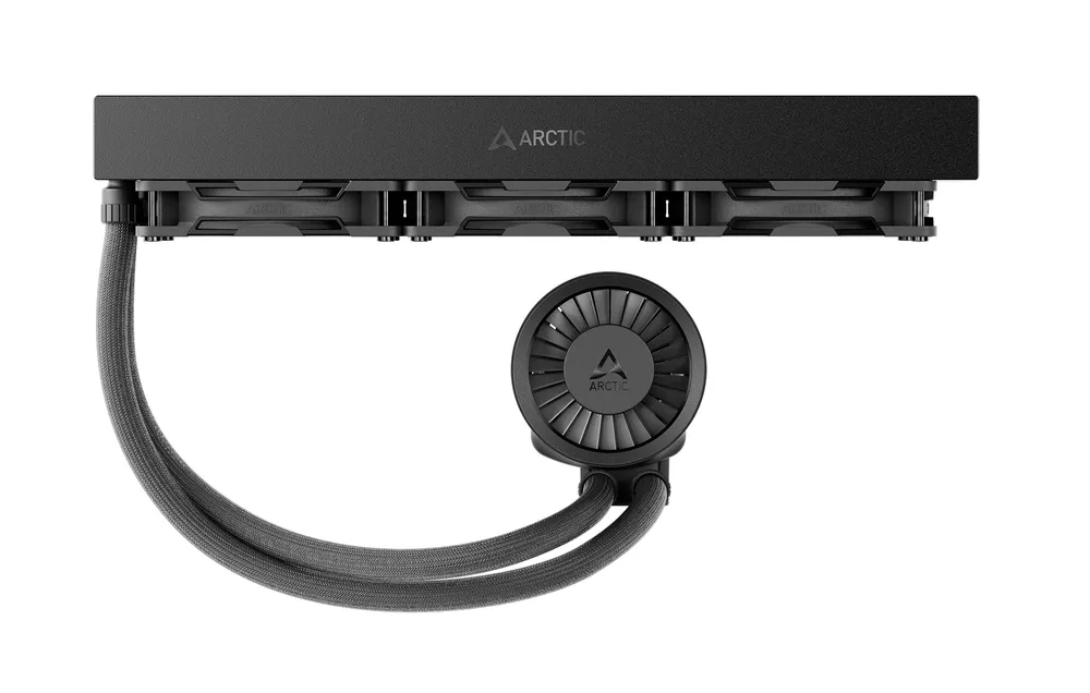 Water Cooler Arctic Liquid Freezer III Pro 360 Preto, radiador 360mm, 3x fan 120mm PWM, Intel/AMD — foto 2