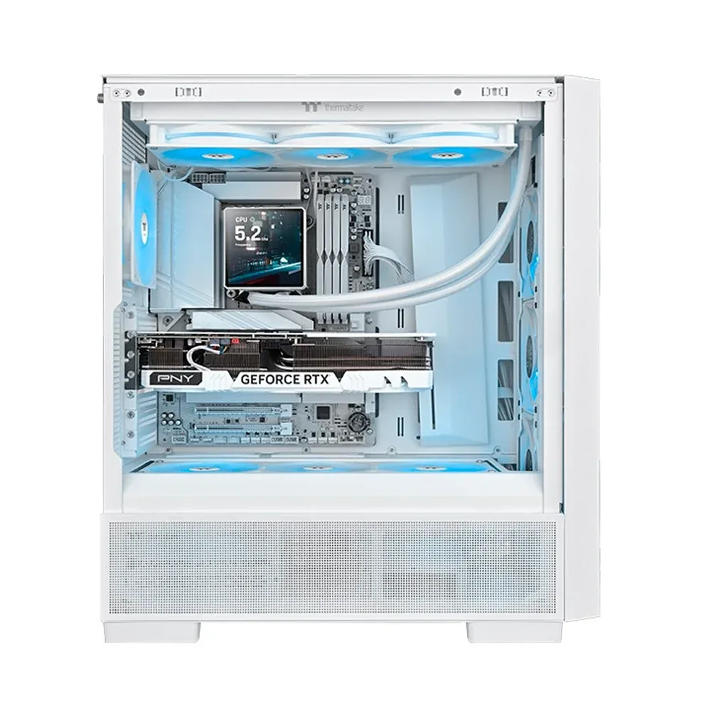 Water Cooler Thermaltake TH360 V3 ULTRA ARGB Sync 360mm LCD 2.1" Branco — foto 3