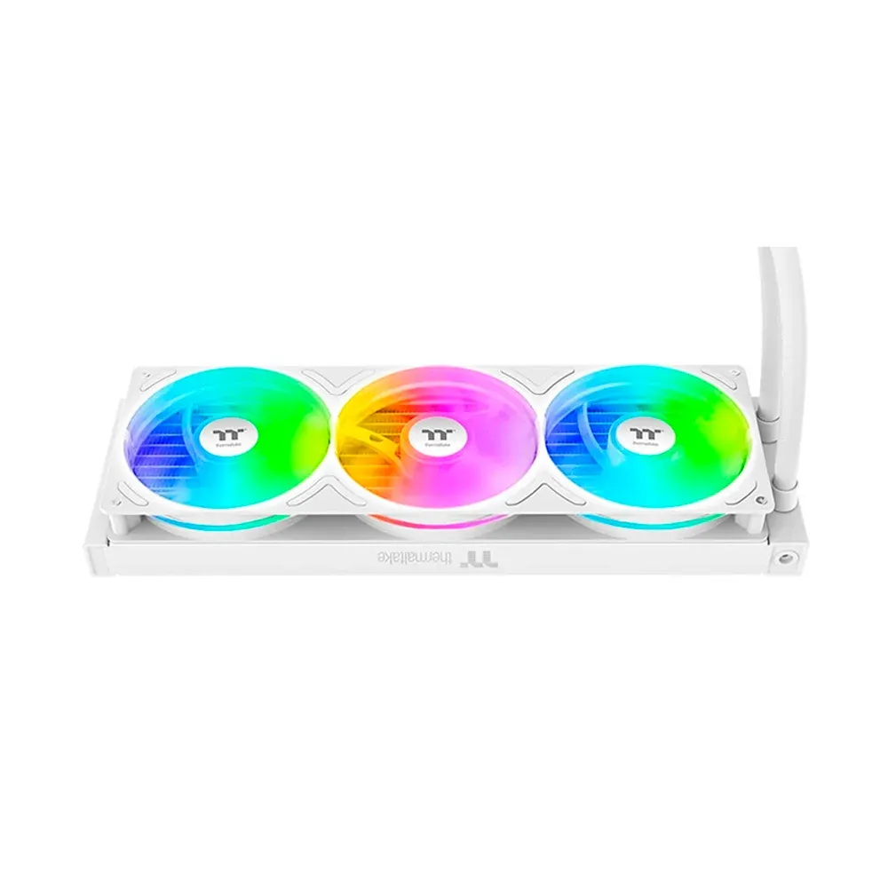 Water Cooler Thermaltake TH360 V3 ULTRA ARGB Sync 360mm LCD 2.1" Branco — foto 4