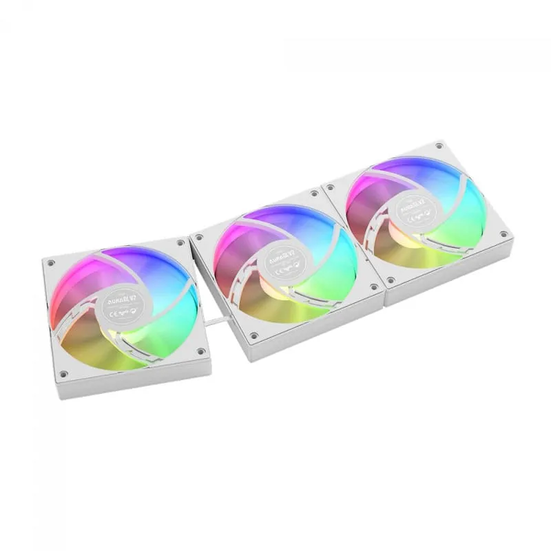Water Cooler Gamdias Aura GL360 V2 360mm ARGB, 3 Fans 120mm, Intel/AMD, Branco - AURA-GL360-V2 — foto 4