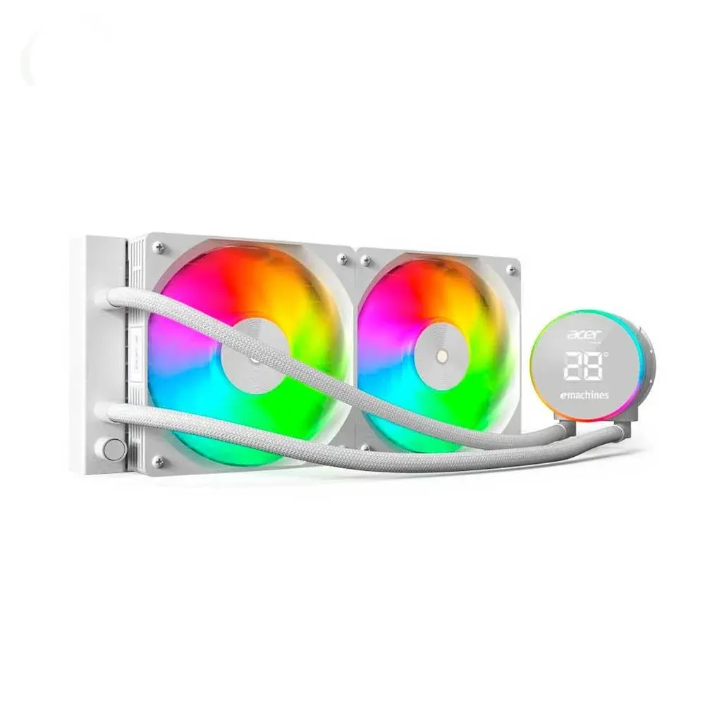 Water Cooler Acer AC240YN 240mm RGB, 2 Fans 120mm, TDP 280W, Intel/AMD, Branco - AC240YN — foto 2