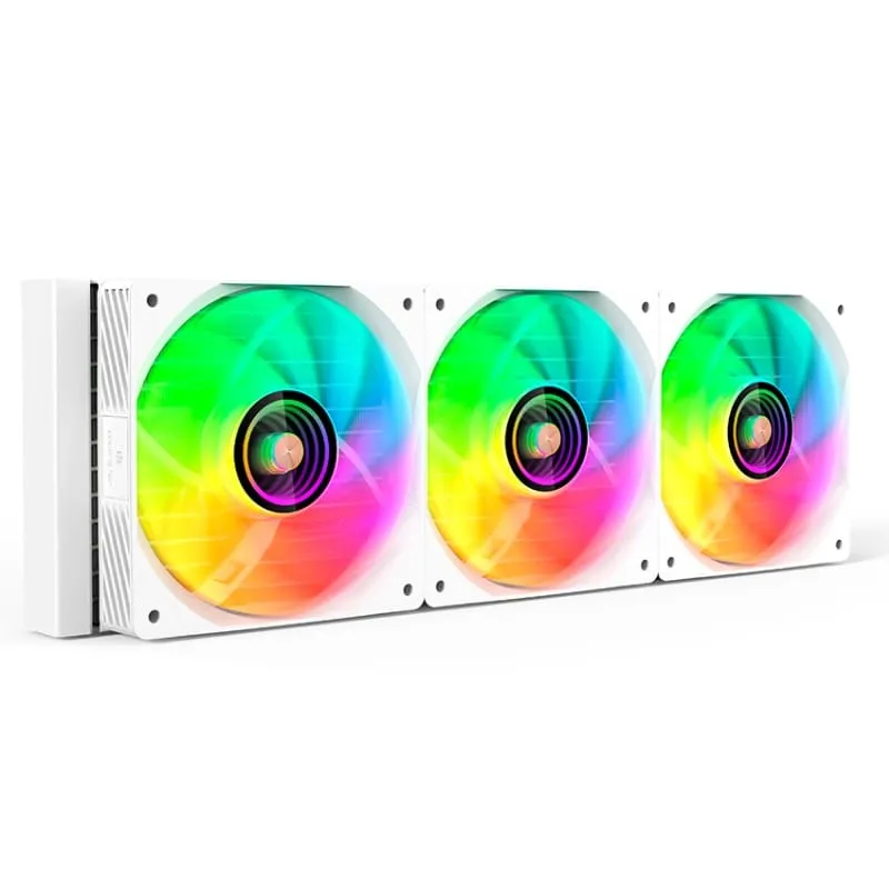 Water Cooler C3Tech FC-W360WHV2 360mm ARGB, 3 Fans 120mm, TDP 320W, Intel/AMD, Branco - FC-W360WHV2 — foto 2