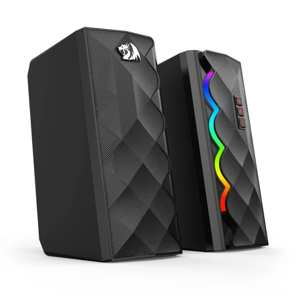 Caixa de Som Gamer Redragon Cipher GS522 2.0 RGB USB com Saída P2 — foto 2