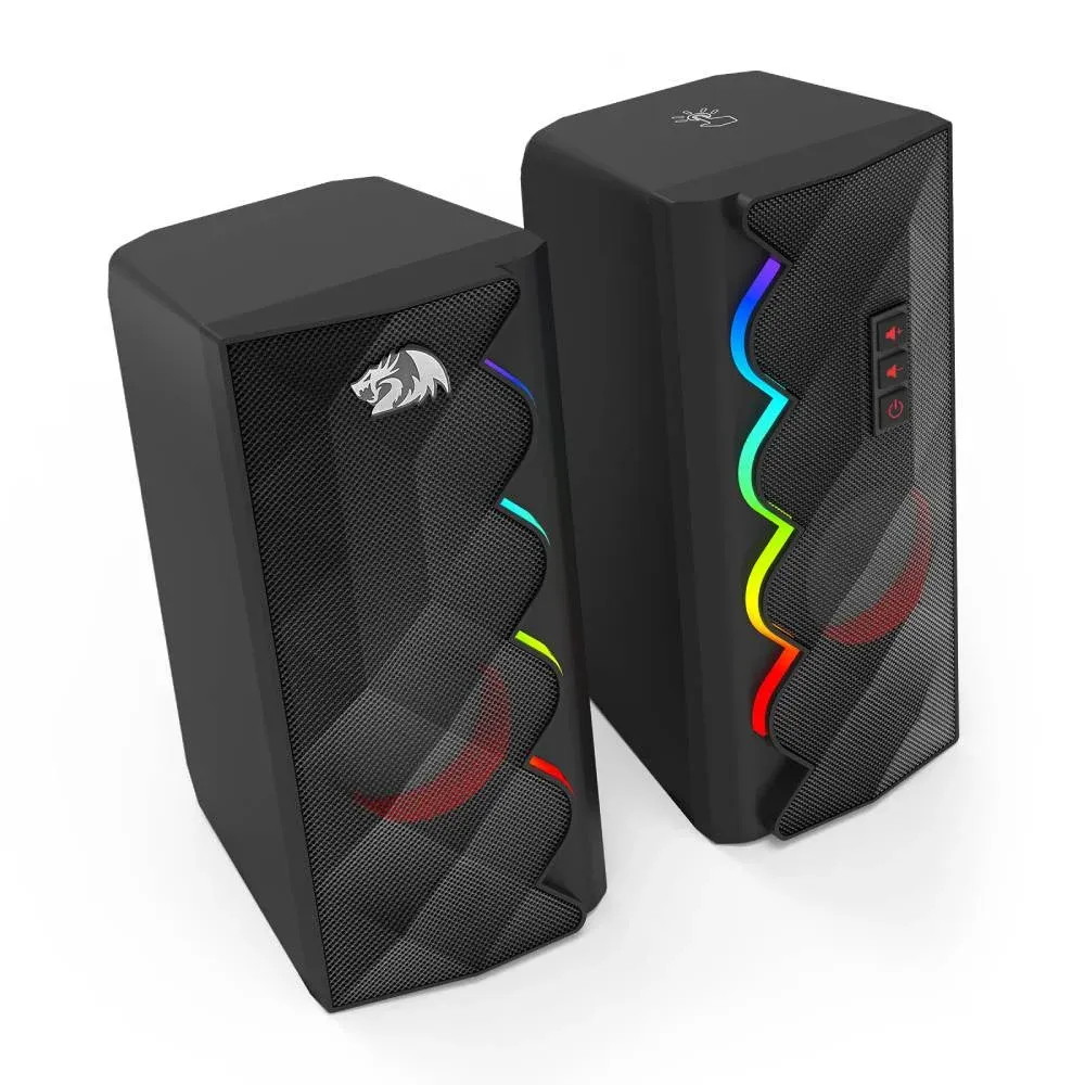 Caixa de Som Gamer Redragon Cipher GS522 2.0 RGB USB com Saída P2 — foto 4