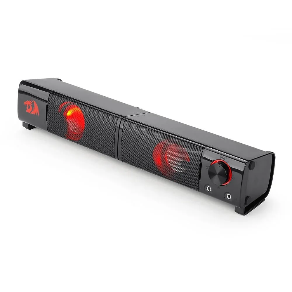 Caixa de Som Soundbar Redragon Orpheus GS550 2.0 2x3W P2 USB LED — foto 3