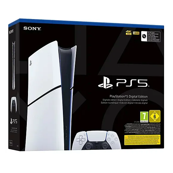 Console Sony PlayStation 5 Slim Edição Digital, 825GB SSD, 4K, Ray Tracing, com 1 Controle Sem Fio DualSense — foto 3