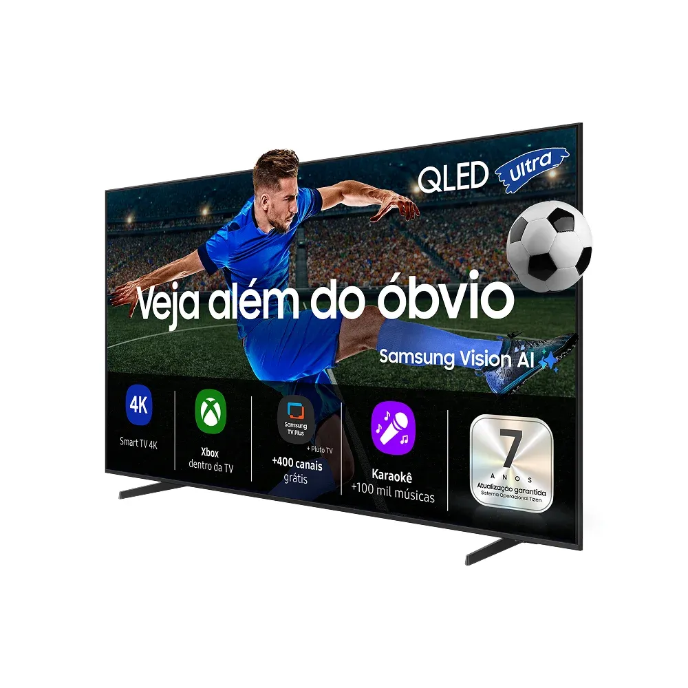 Samsung Vision AI TV QEF1 2025 55" QLED 4K 60Hz Smart TV com Quantum Dot e Processador Q4 AI — foto 3