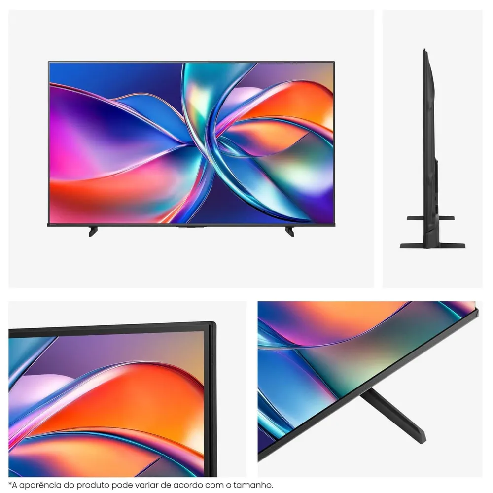 Smart TV Hisense 50" 50Q6QV QLED 4K UHD 60Hz com Dolby Vision, HDR10+, Dolby Atmos e VIDAA U9 — foto 3