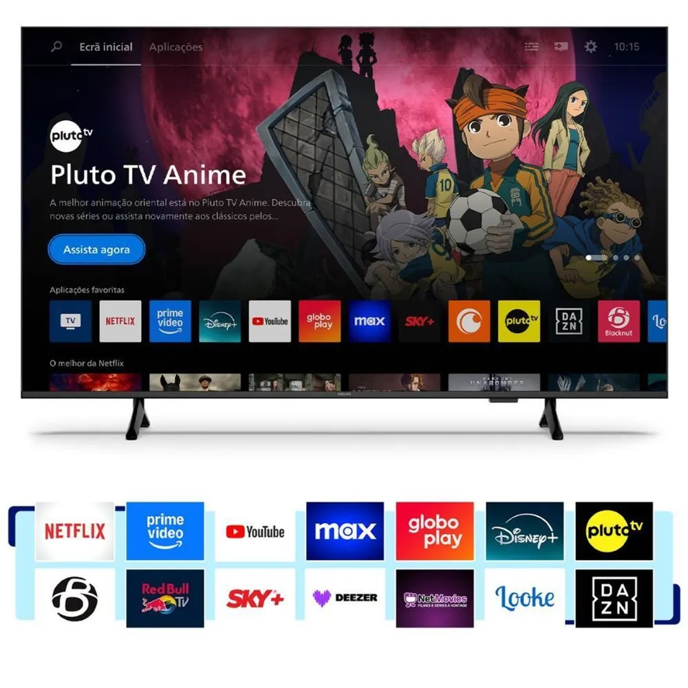 Smart TV Philips 50PUG7300/78 50" 4K Ultra HD LED HDR10+ Titan OS Wi-Fi Dual Band Bivolt — foto 2