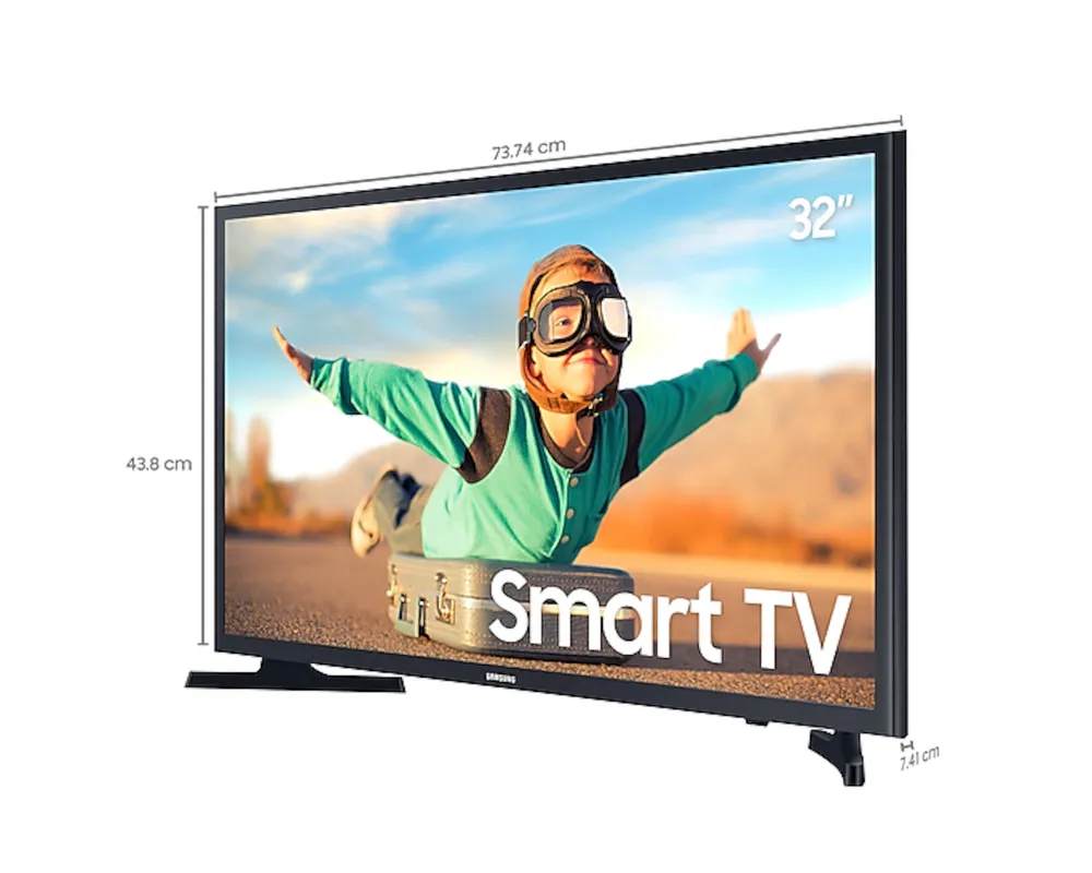 Smart TV Samsung 32" UN32T4300 HD LED 60Hz com Tizen, HDR e Samsung TV Plus — foto 2