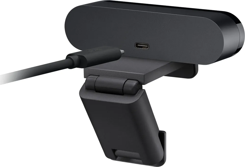 Webcam Logitech Brio 4K Ultra HD com HDR, RightLight 3, Windows Hello, Microfone Duplo e Tampa de Privacidade — foto 3