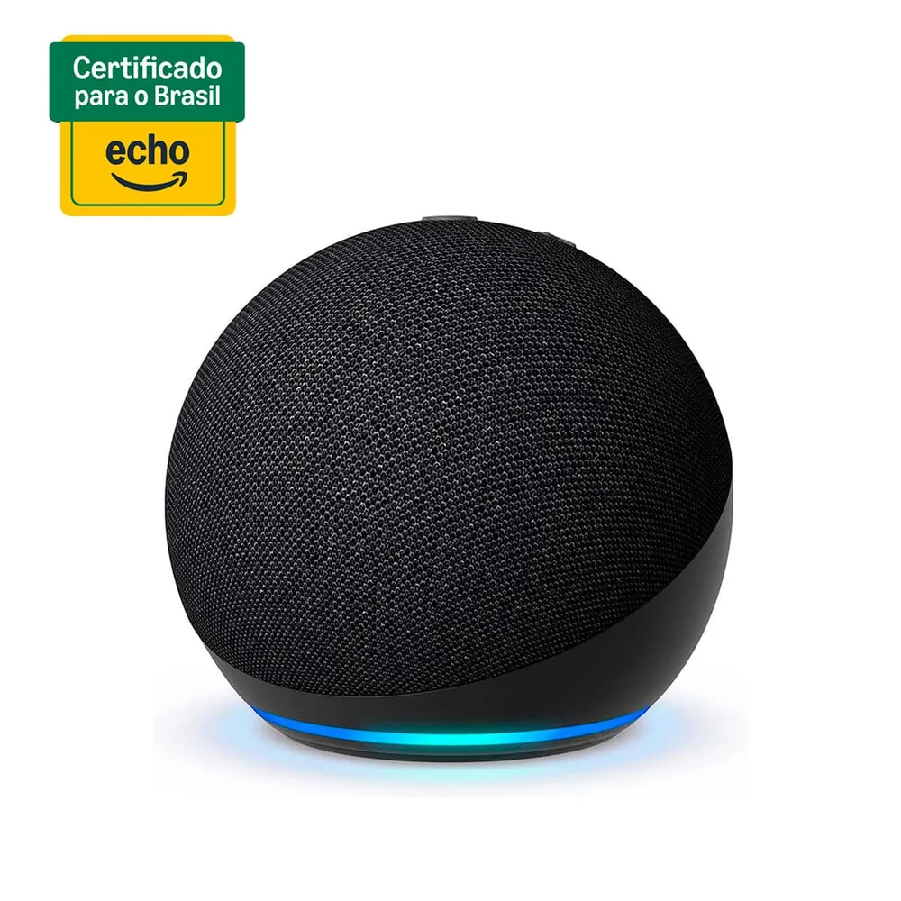 Amazon Echo Dot 5a Geração Smart Speaker com Alexa e Som Aprimorado - Preto — foto 2
