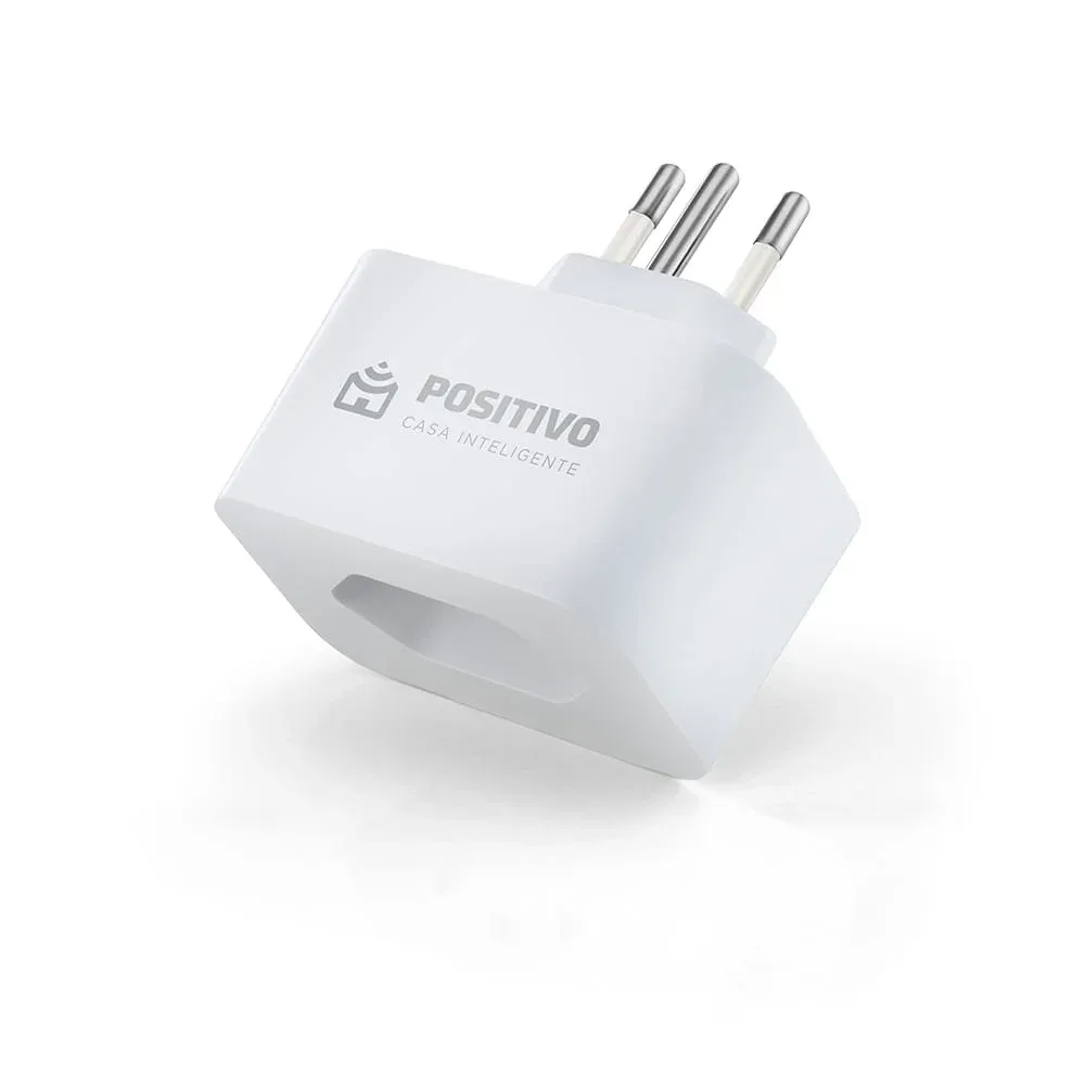 Tomada Inteligente Wi-Fi Positivo Casa Inteligente Smart Plug 10A Compatível com Alexa e Google — foto 3