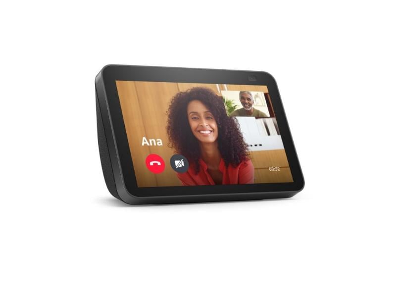 Amazon Echo Show 8 2a Geração Smart Speaker com Tela de 8" HD, Alexa e Camera 13 MP - Preto