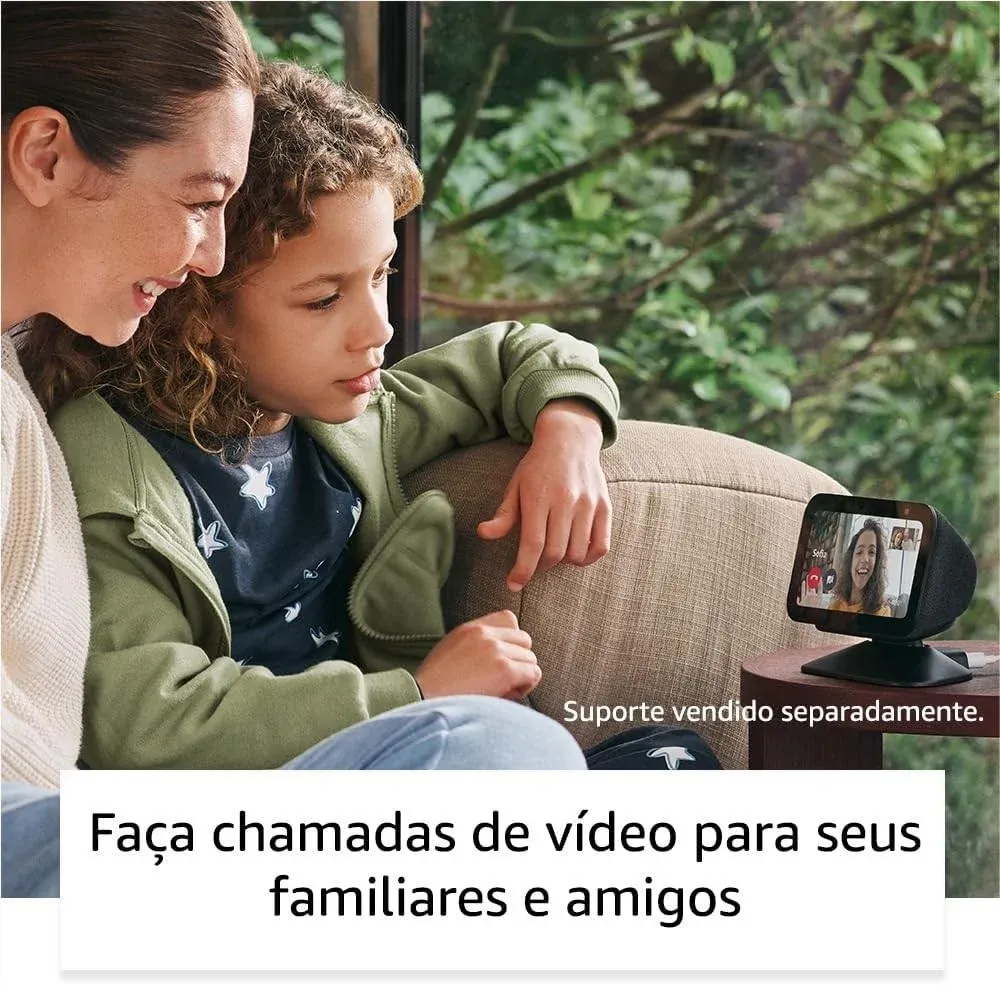 Amazon Echo Show 5 (3ª Geração) - Smart Display 5,5" com Alexa, Câmera 2MP e Som Aprimorado, Preto — foto 3
