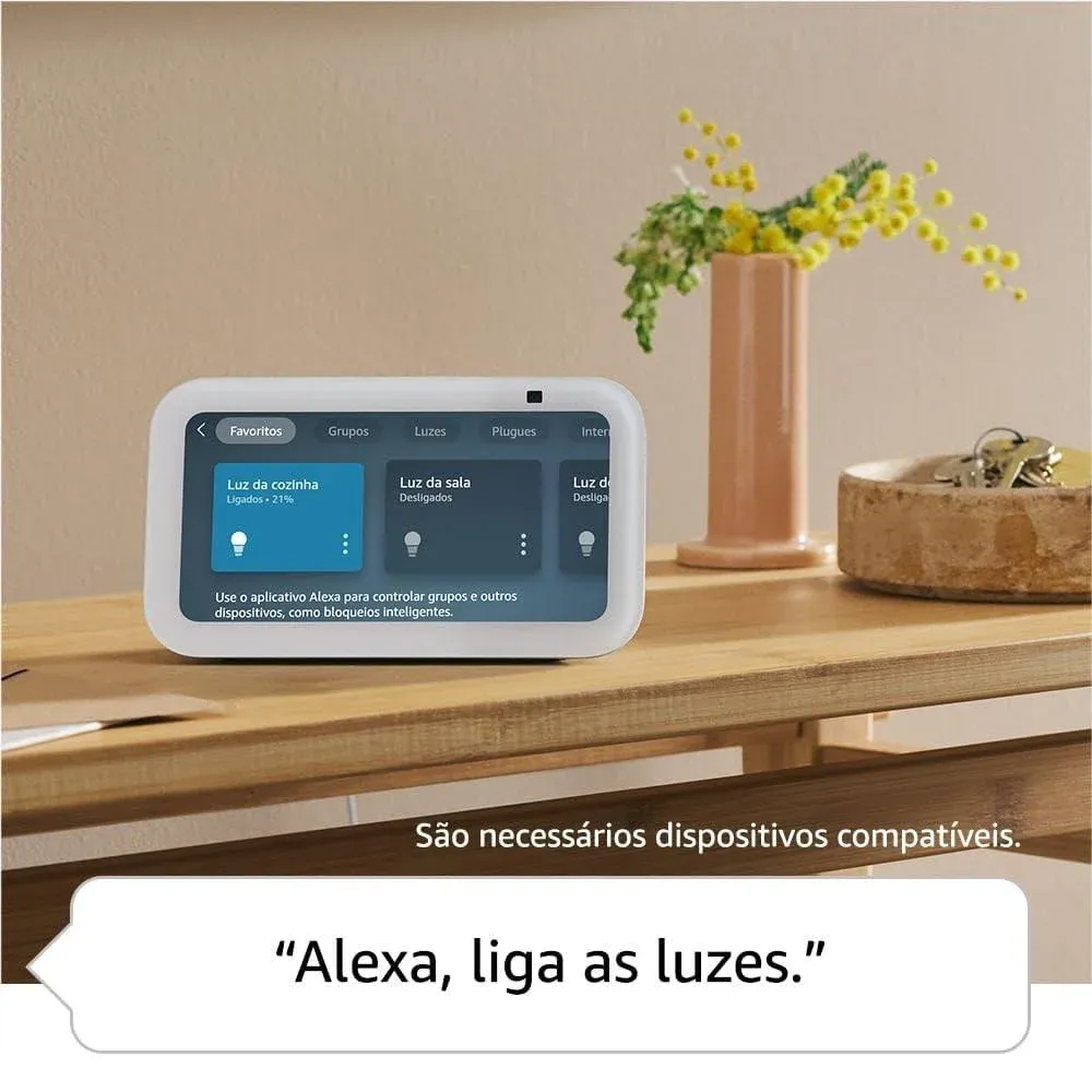 Amazon Echo Show 5 (3ª Geração) - Smart Display 5,5" com Alexa, Câmera 2MP e Som Aprimorado, Preto — foto 4