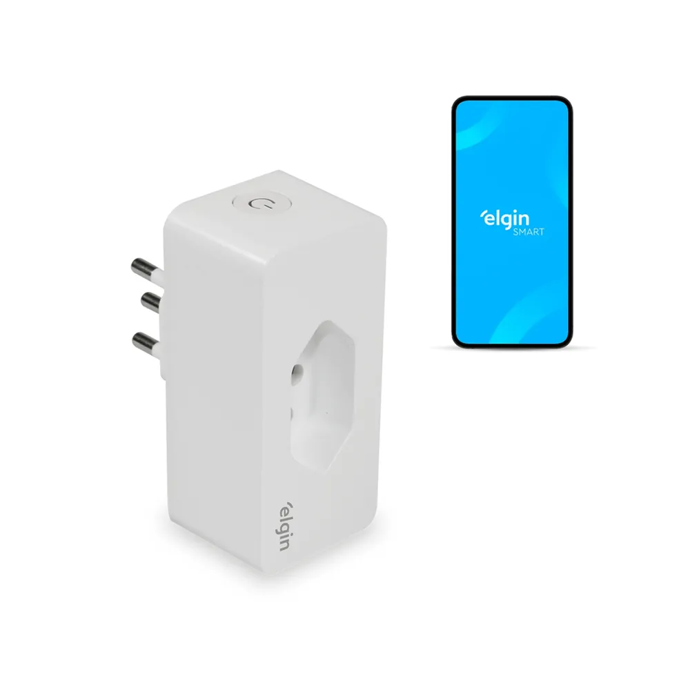Tomada Inteligente Wi-Fi Elgin - Plugue Smart Bivolt 10A 2500W, Controle por App e Voz, Compatível com Alexa e Google — foto 2