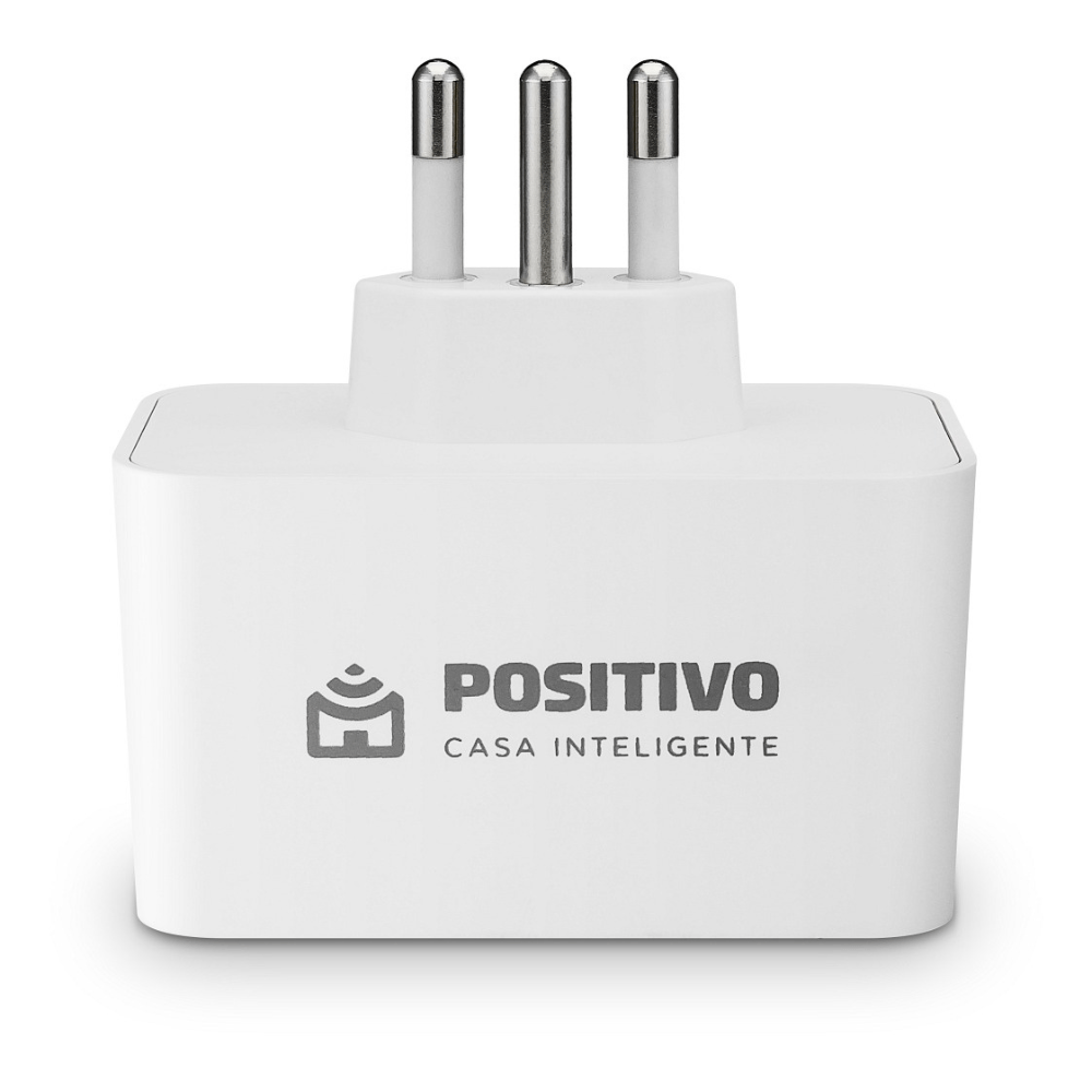 Tomada Inteligente Positivo Smart Plug Max Wi-Fi 16A 1600W Bivolt NBR 14136 Compatível com Alexa