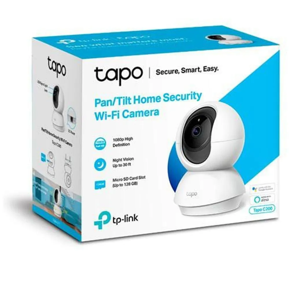 Câmera de Segurança Wi-Fi TP-Link Tapo C200 - Interna 360° 1080p Full HD, Visão Noturna e Áudio Bidirecional — foto 3