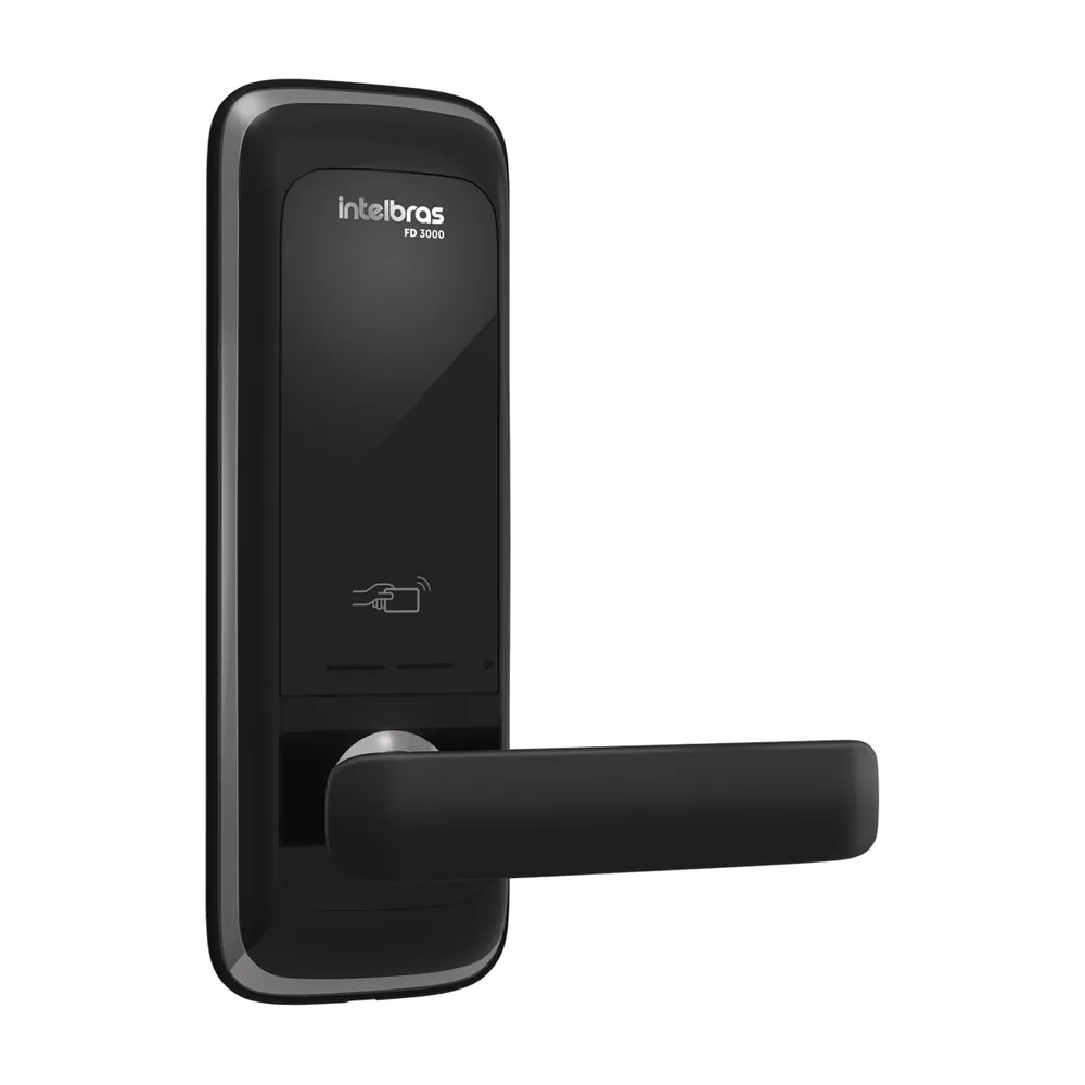 Fechadura Digital Intelbras FD 3000 de Embutir Com Senha ou Chaveiro de Proximidade Até 9 Senhas — foto 3