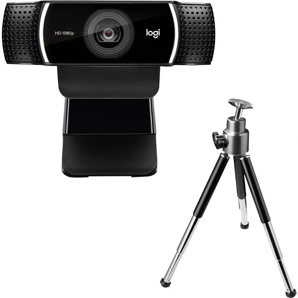 Webcam Logitech C922 Pro Stream Full HD 1080p com Microfone Duplo e Tripé Incluso — foto 2