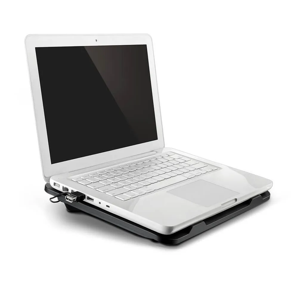 Base com Cooler para Notebook Multilaser Slim até 17'' 2x USB LED Preto — foto 2